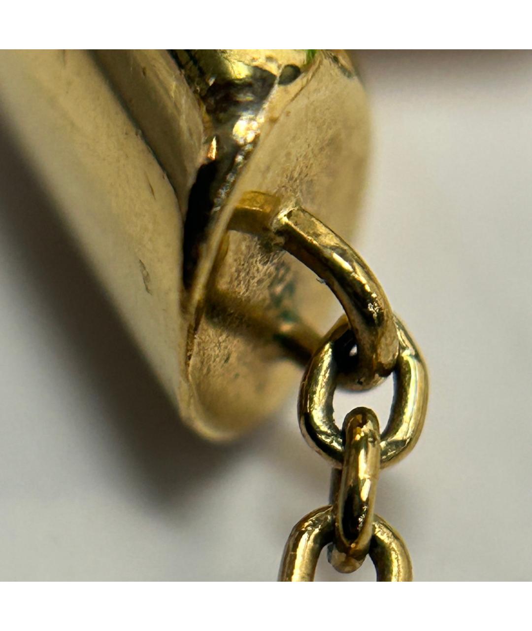 LOUIS VUITTON Золотое металлическое колье, фото 9