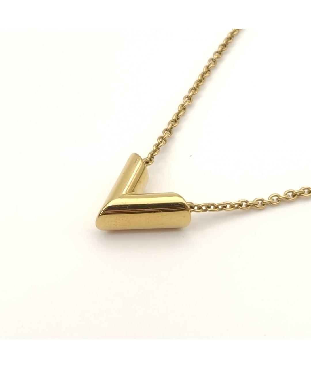 LOUIS VUITTON Золотое металлическое колье, фото 5