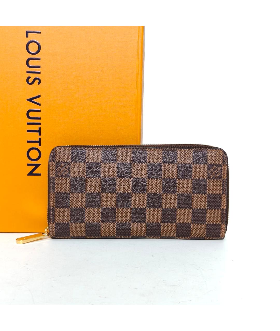 LOUIS VUITTON Коричневый кошелек, фото 8