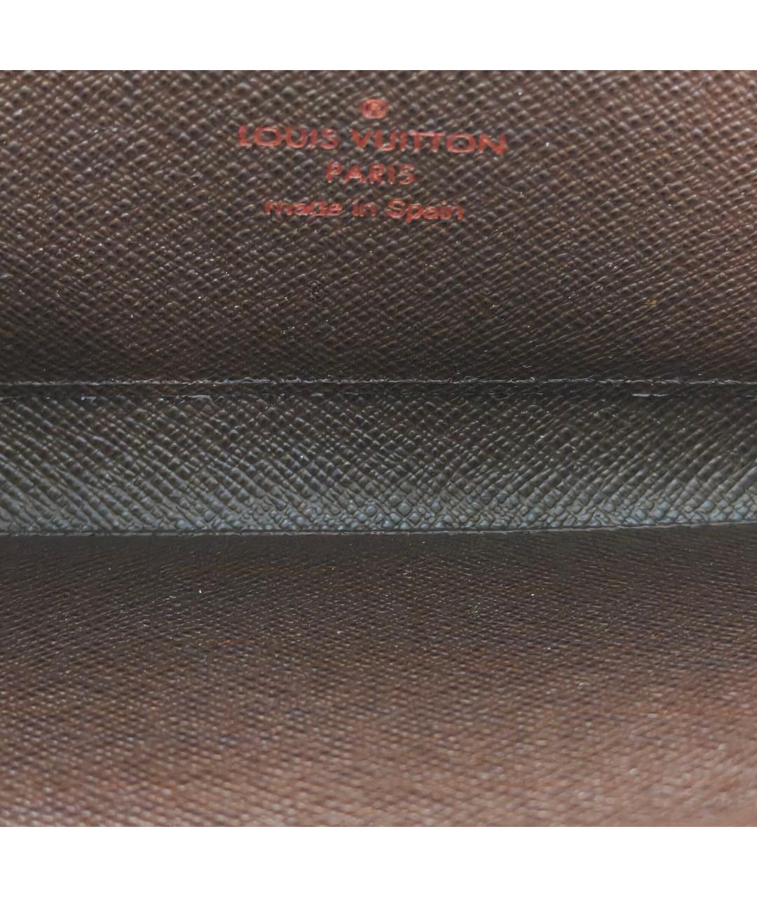 LOUIS VUITTON Коричневый кошелек, фото 7