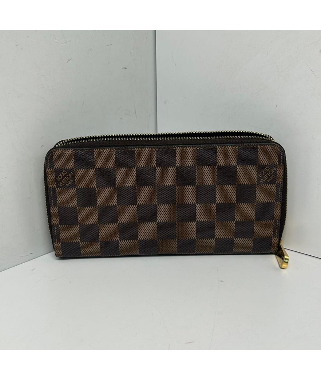 LOUIS VUITTON Коричневый кошелек, фото 9