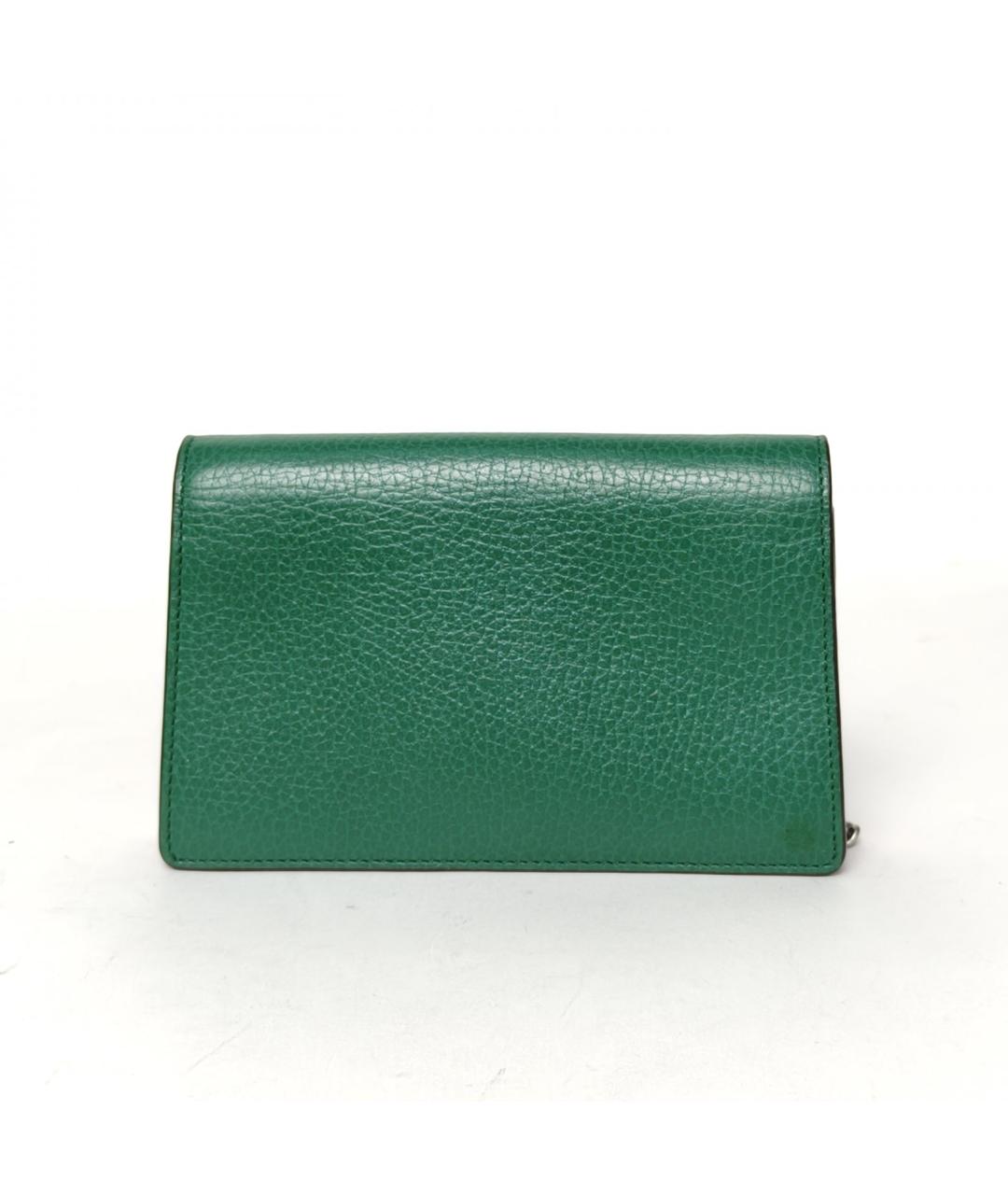 GUCCI Зеленая кожаная сумка через плечо, фото 2