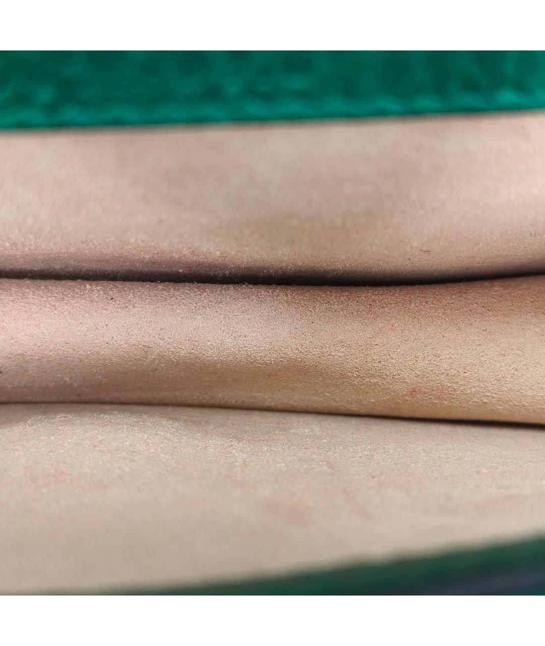 GUCCI Зеленая кожаная сумка через плечо, фото 5