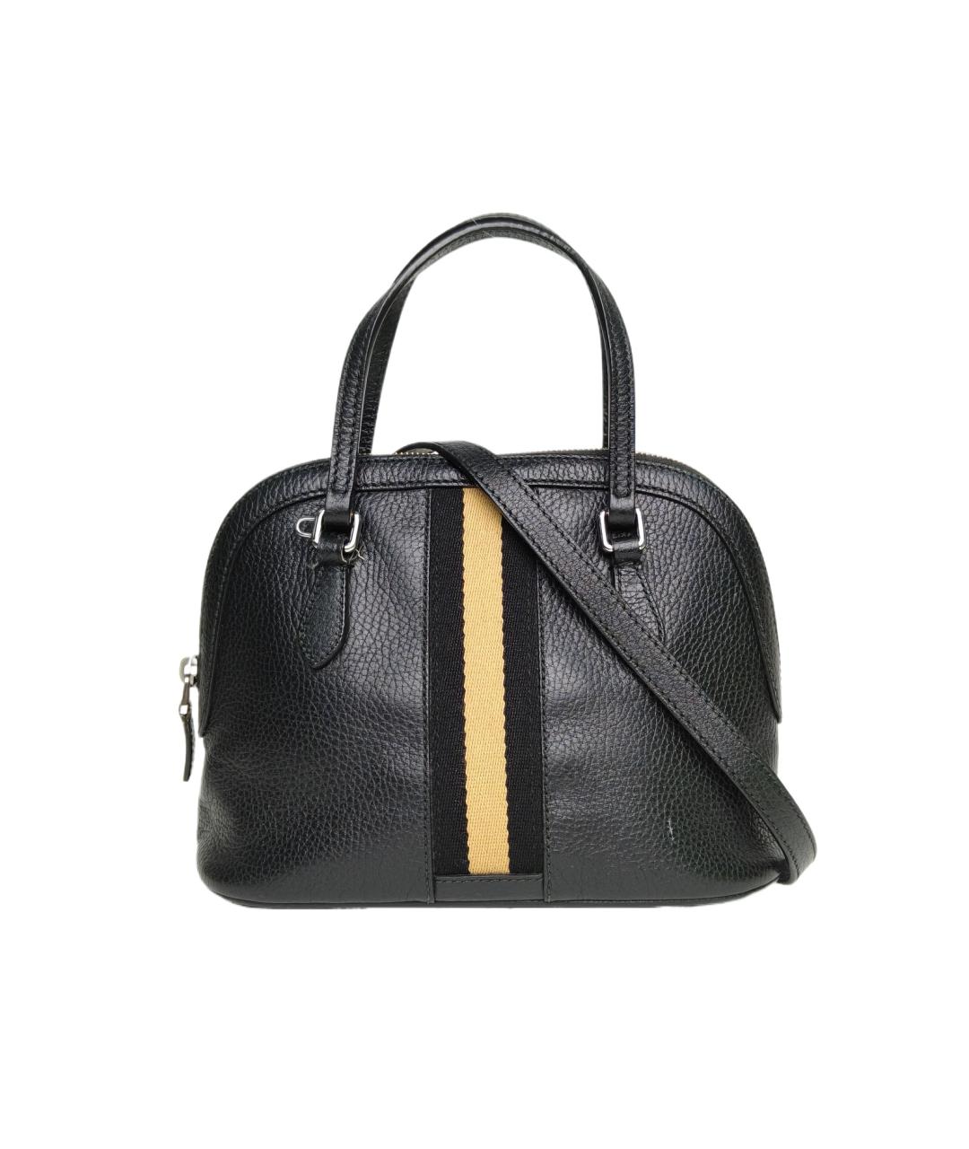 GUCCI Черная кожаная сумка с короткими ручками, фото 6