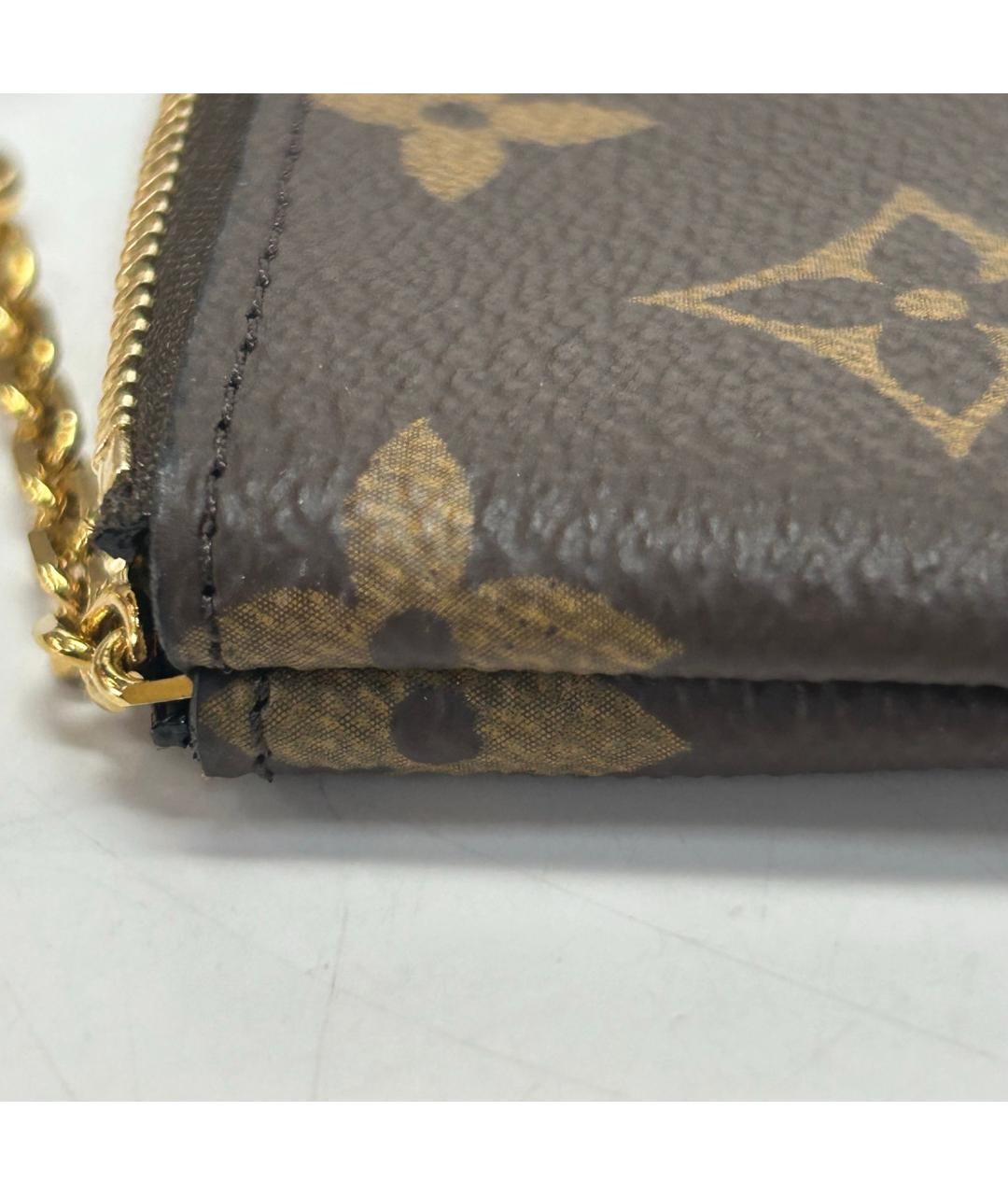 LOUIS VUITTON Коричневый кошелек, фото 9