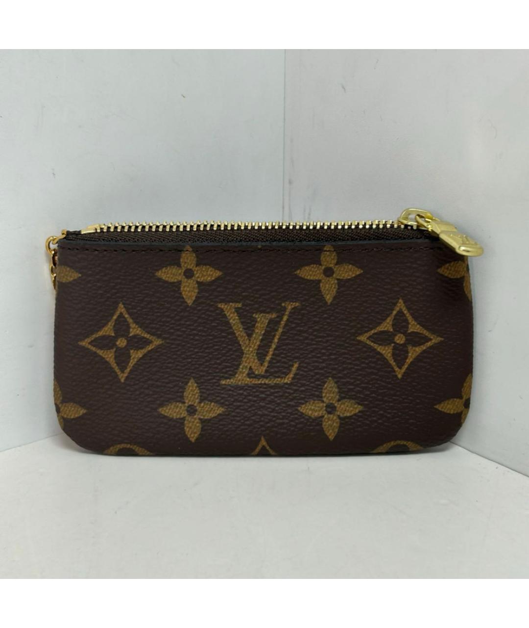 LOUIS VUITTON Коричневый кошелек, фото 8