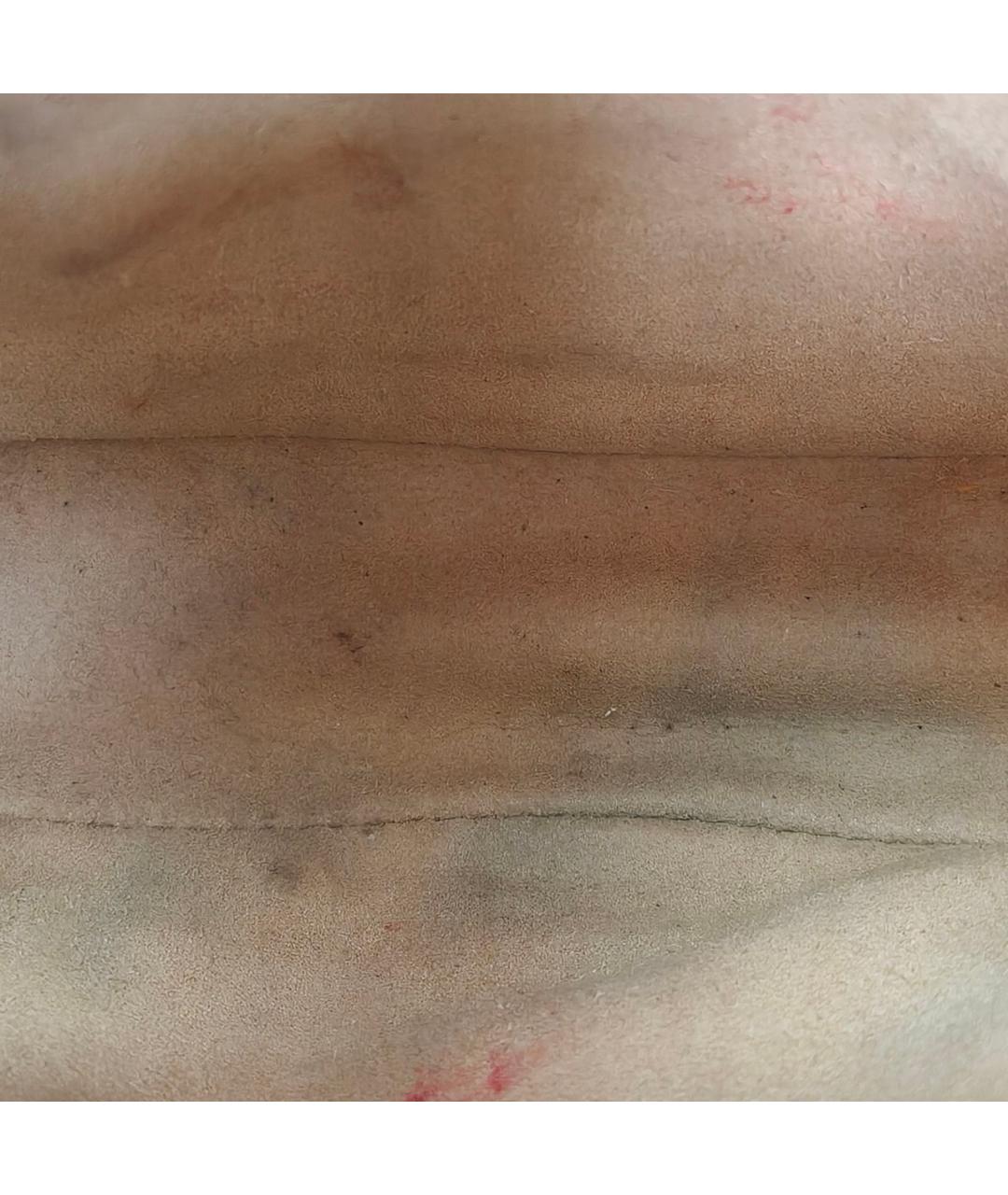 GUCCI Коричневая замшевая сумка через плечо, фото 8