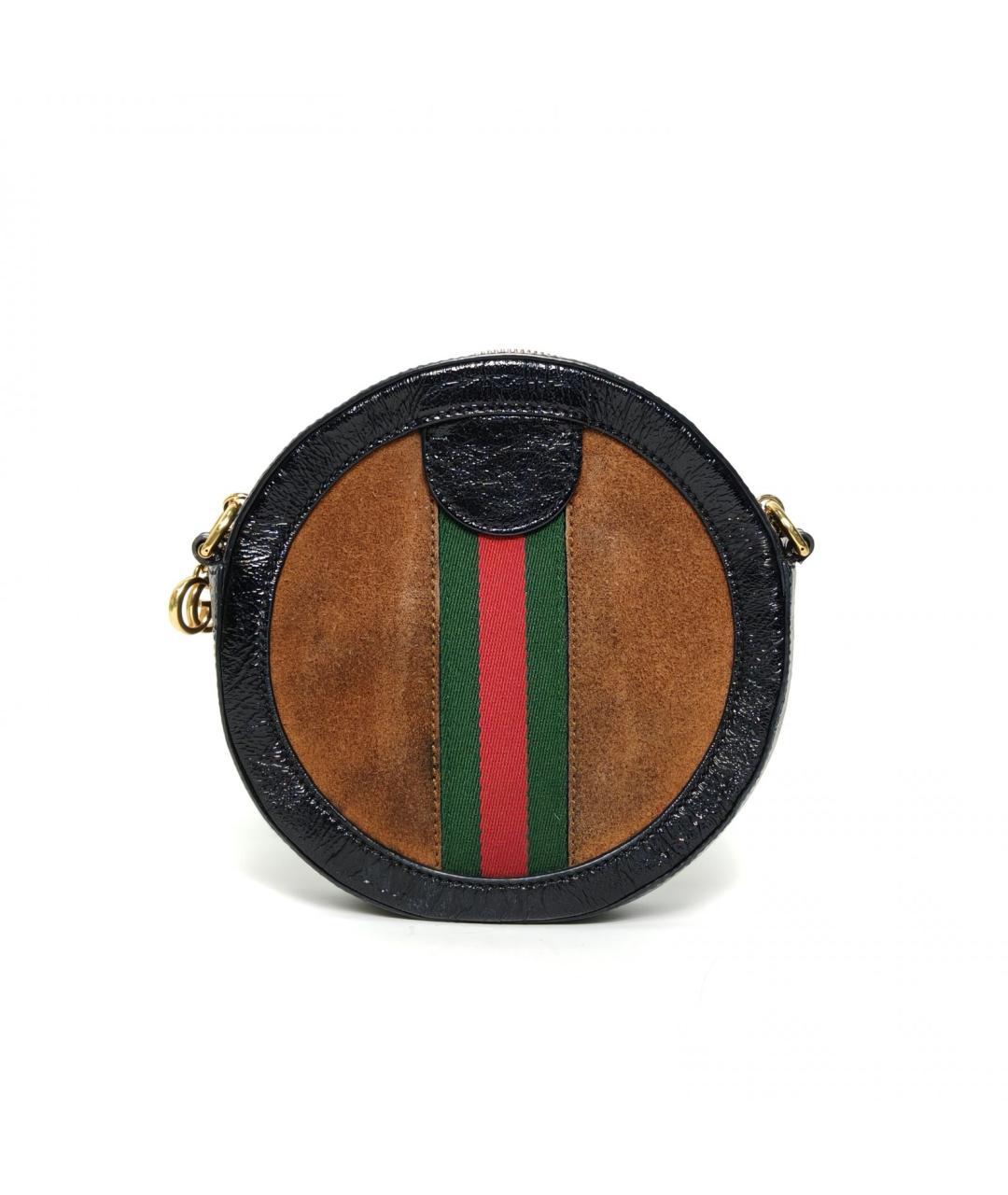 GUCCI Коричневая замшевая сумка через плечо, фото 4