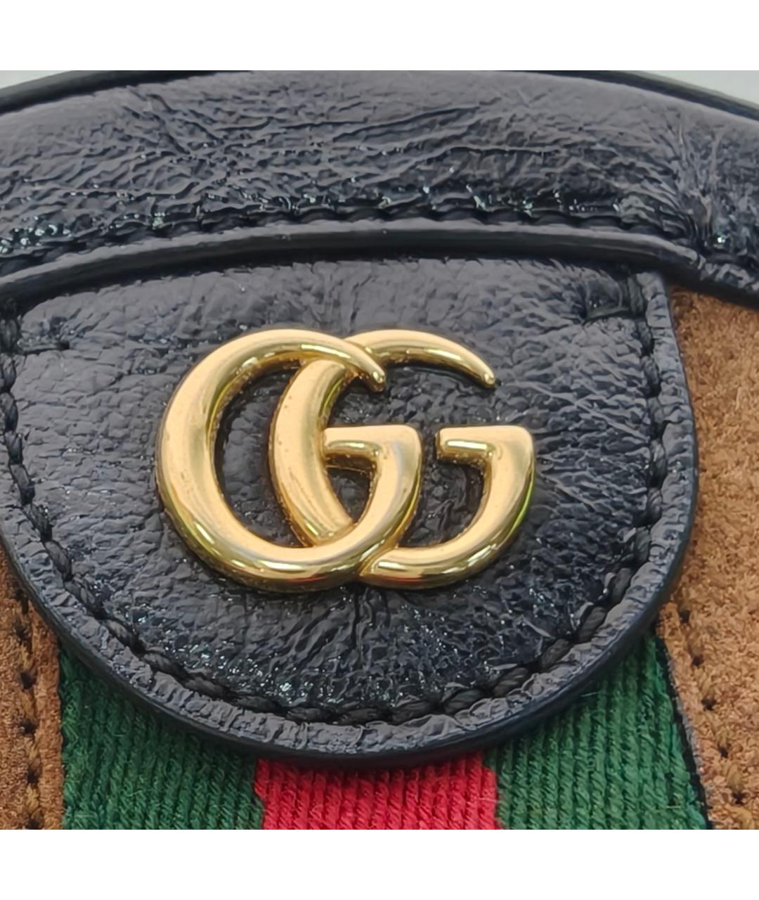 GUCCI Коричневая замшевая сумка через плечо, фото 7