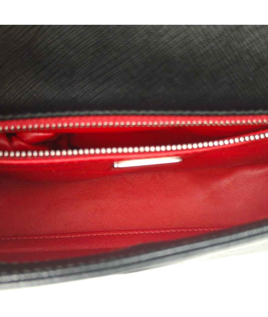PRADA Черная кожаная сумка через плечо, фото 9