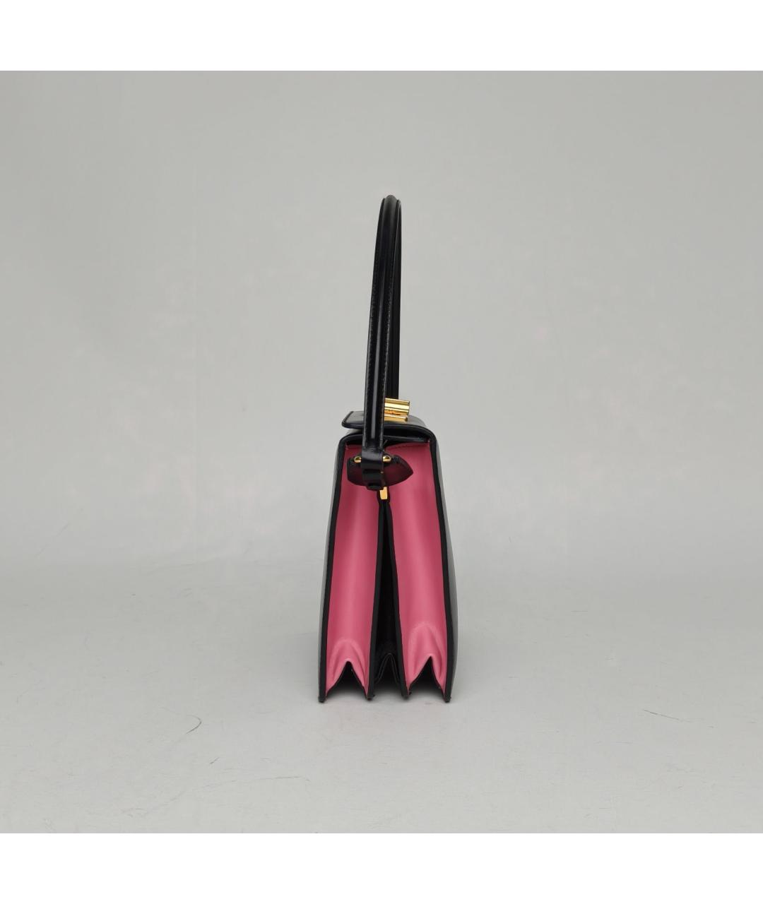 PRADA Черная кожаная сумка через плечо, фото 3