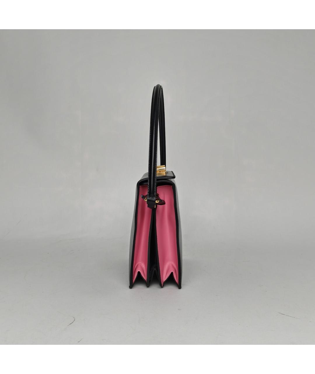 PRADA Черная кожаная сумка через плечо, фото 5