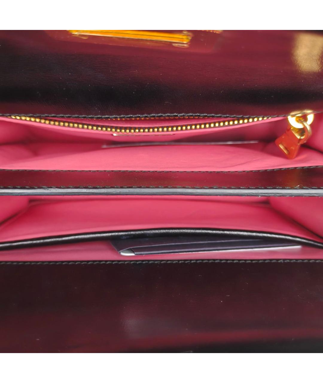 PRADA Черная кожаная сумка через плечо, фото 7