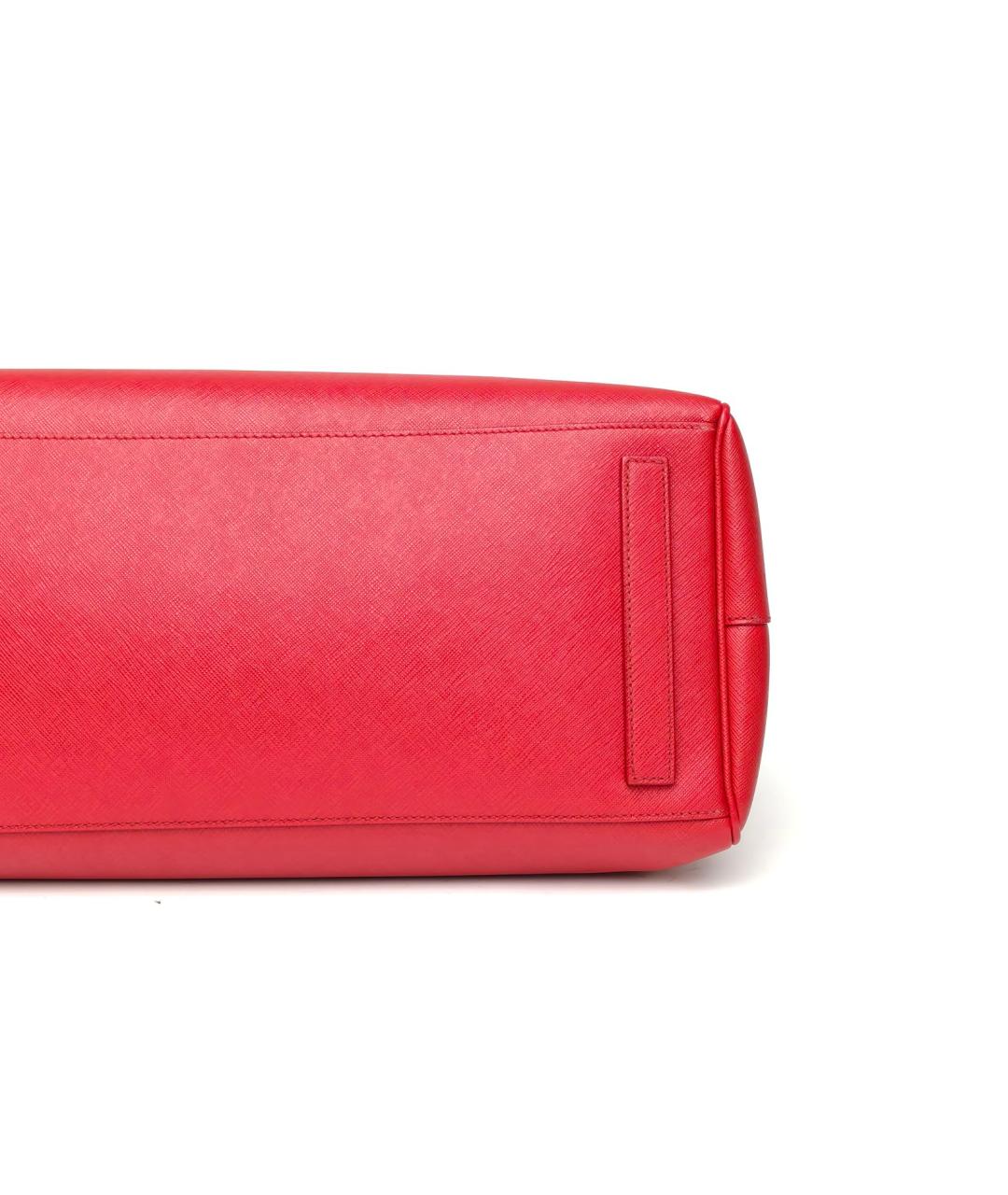 PRADA Красная кожаная сумка через плечо, фото 7
