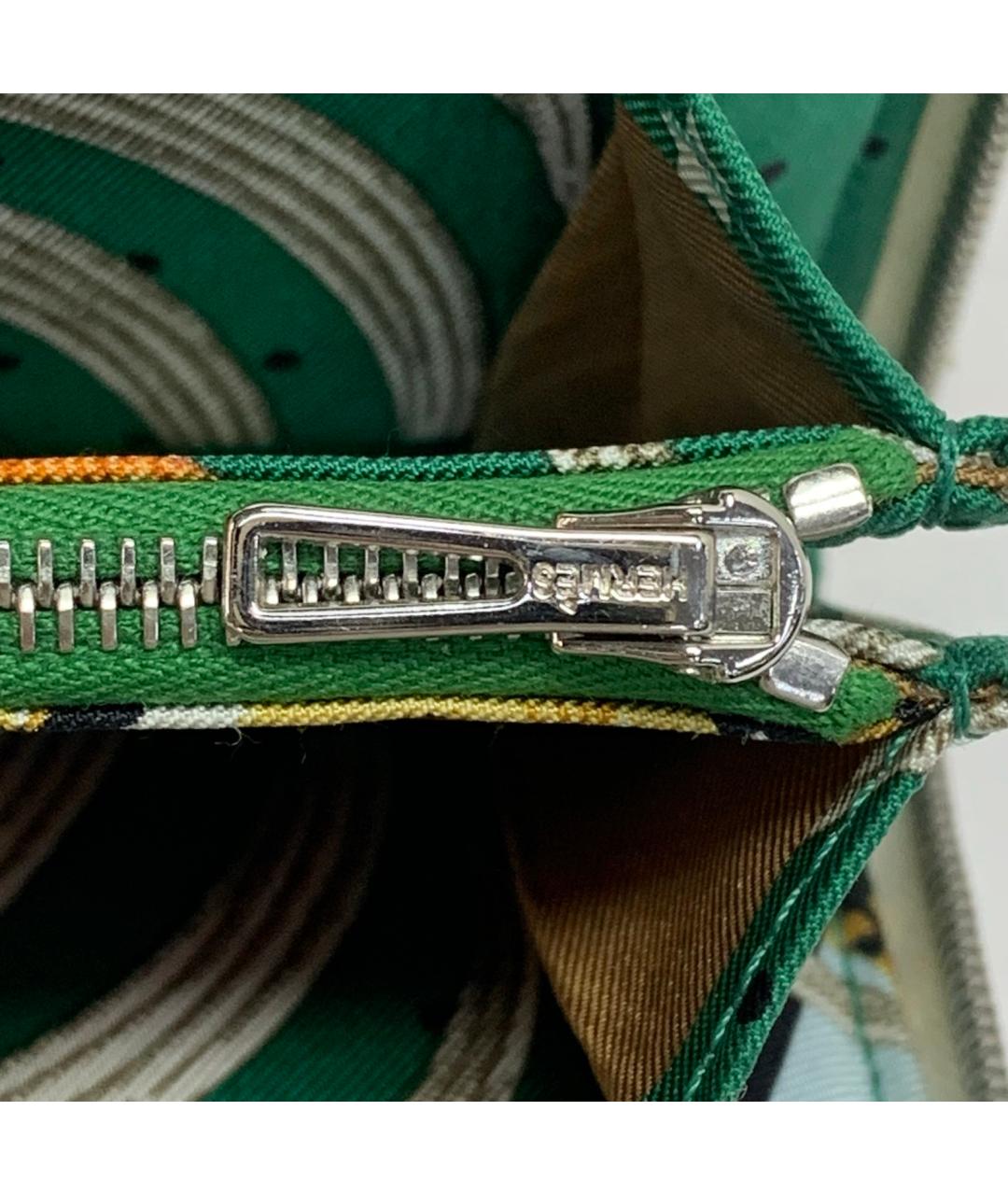 HERMES Бежевый кожаный кошелек, фото 9