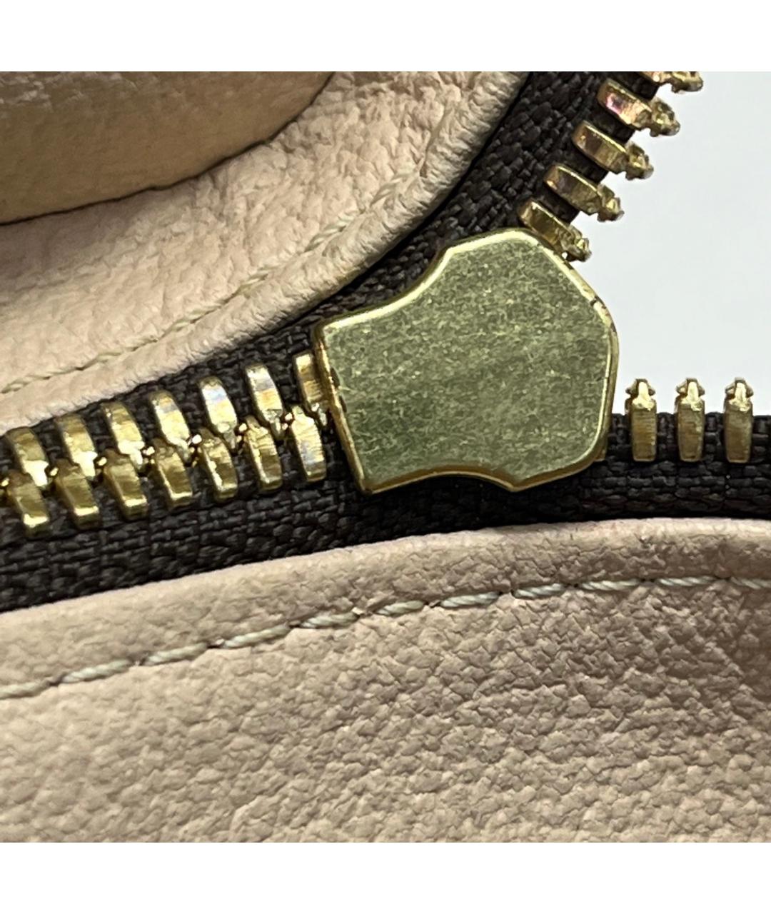 LOUIS VUITTON Коричневая косметичка, фото 4