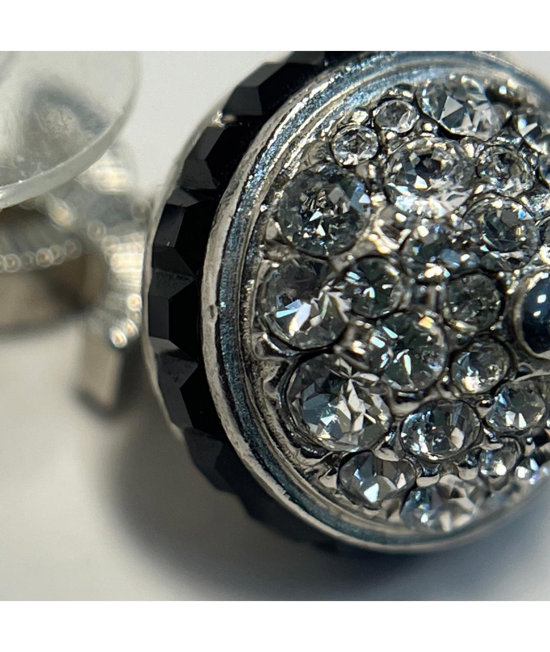 CHANEL Серебряные металлические серьги, фото 9