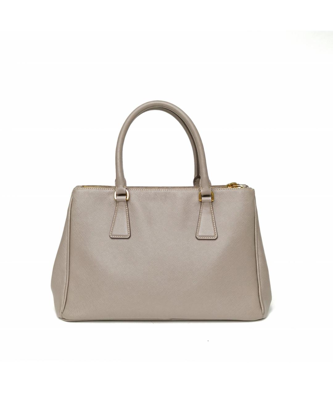 PRADA Серая кожаная сумка через плечо, фото 4