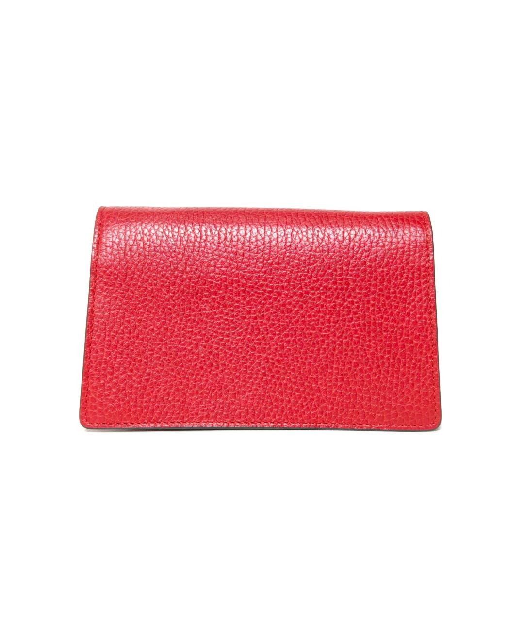 GUCCI Красная кожаная сумка через плечо, фото 4