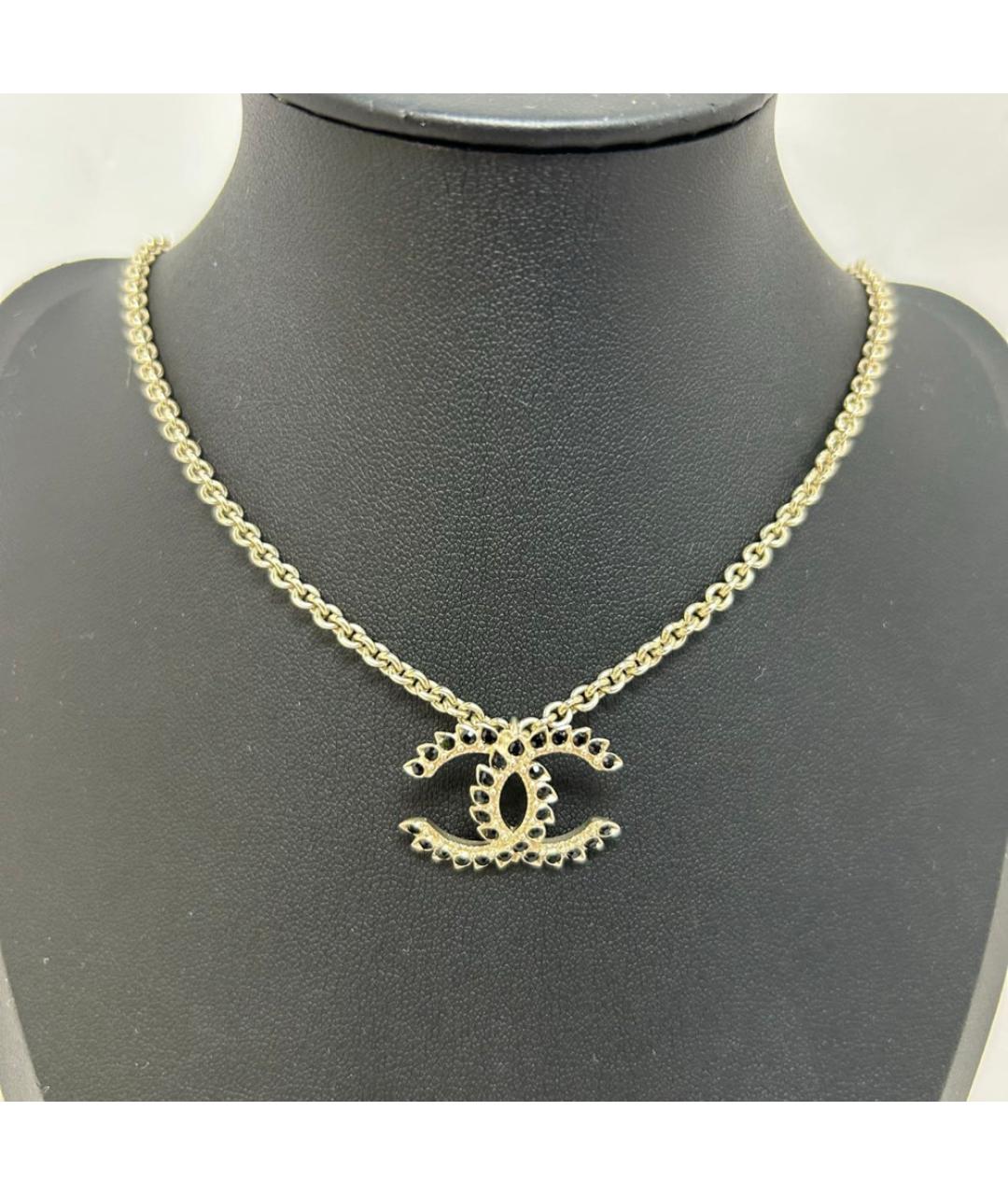 CHANEL Золотое металлическое колье, фото 8