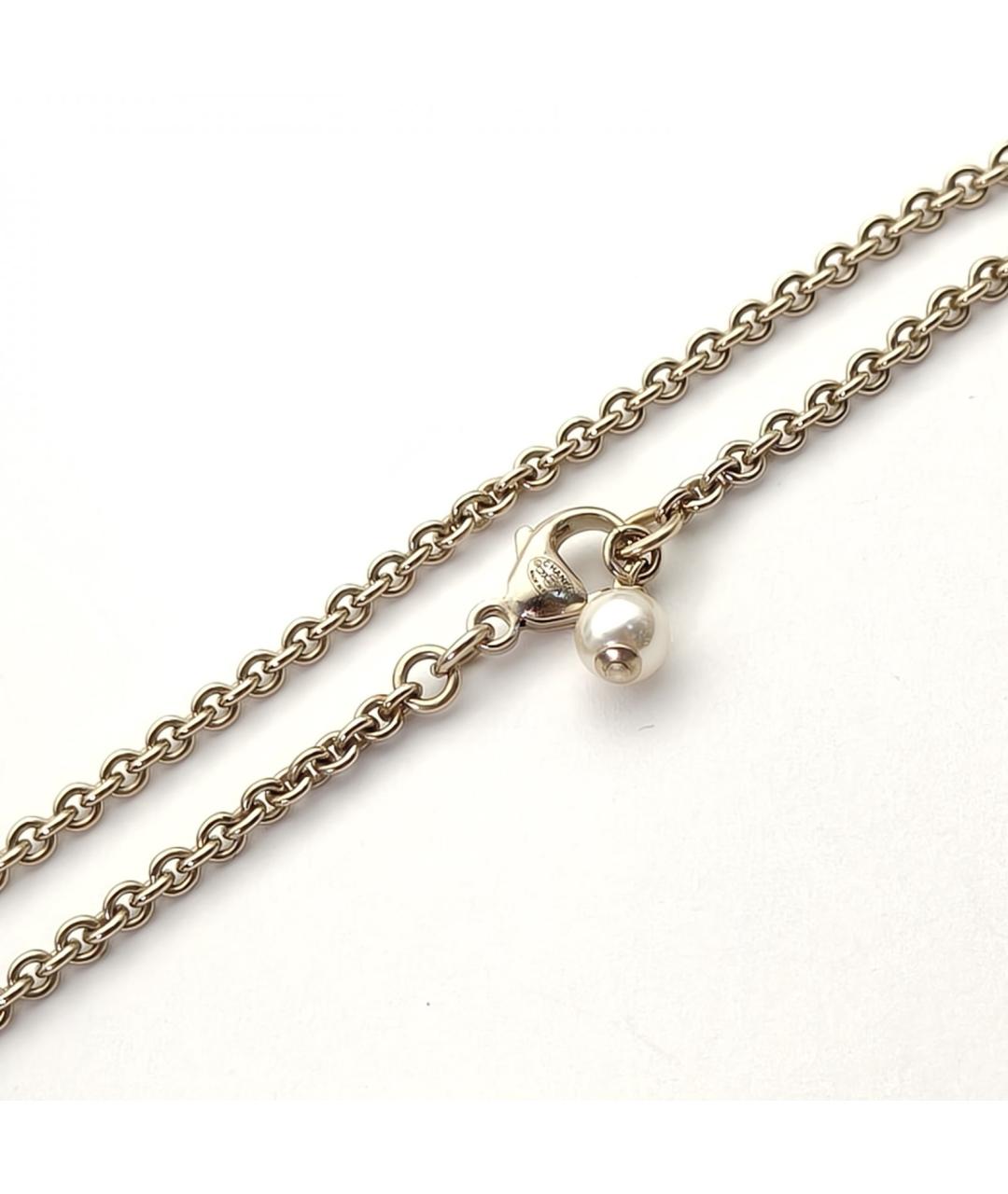 CHANEL Золотое металлическое колье, фото 6