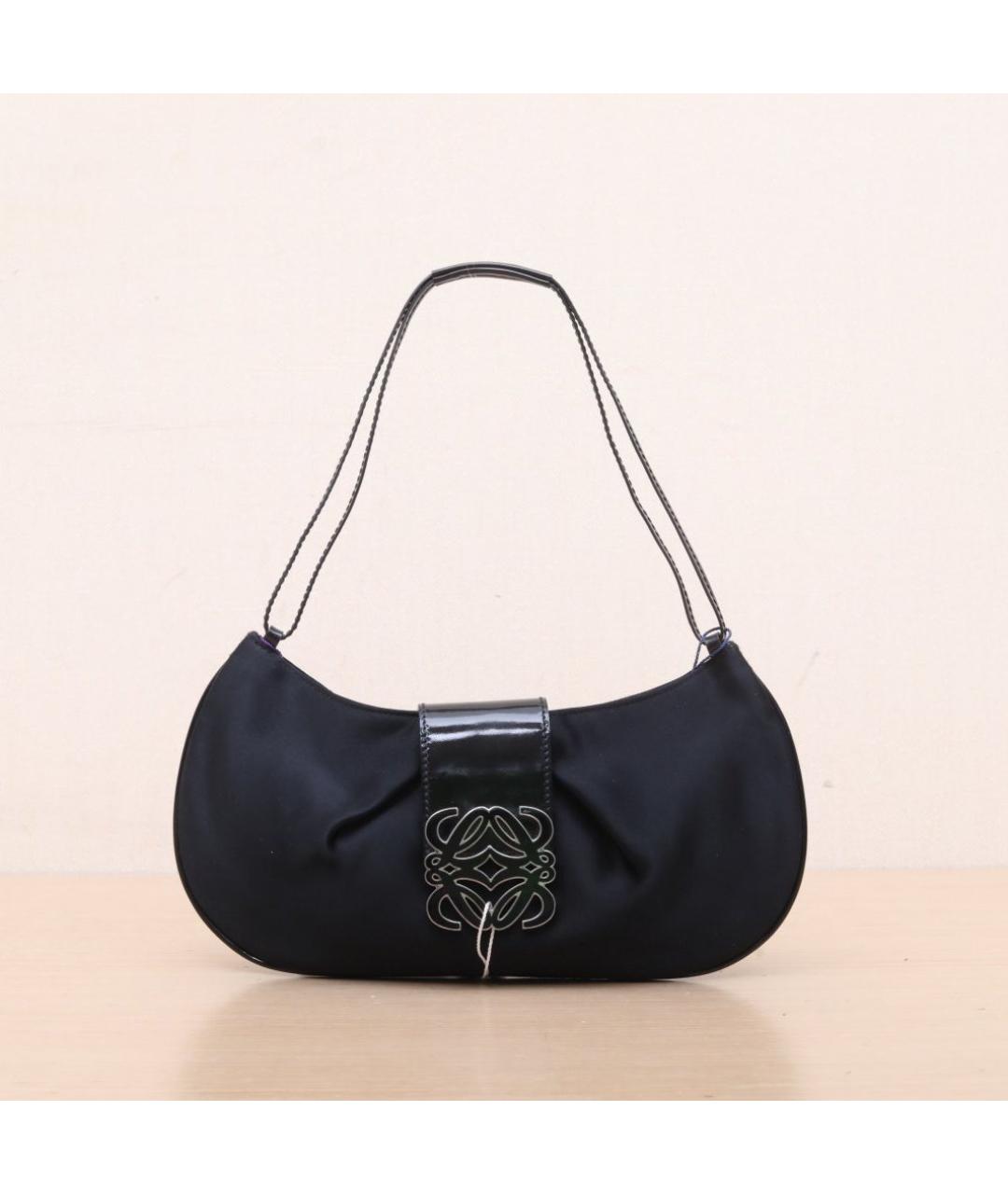 LOEWE Черная кожаная сумка через плечо, фото 3