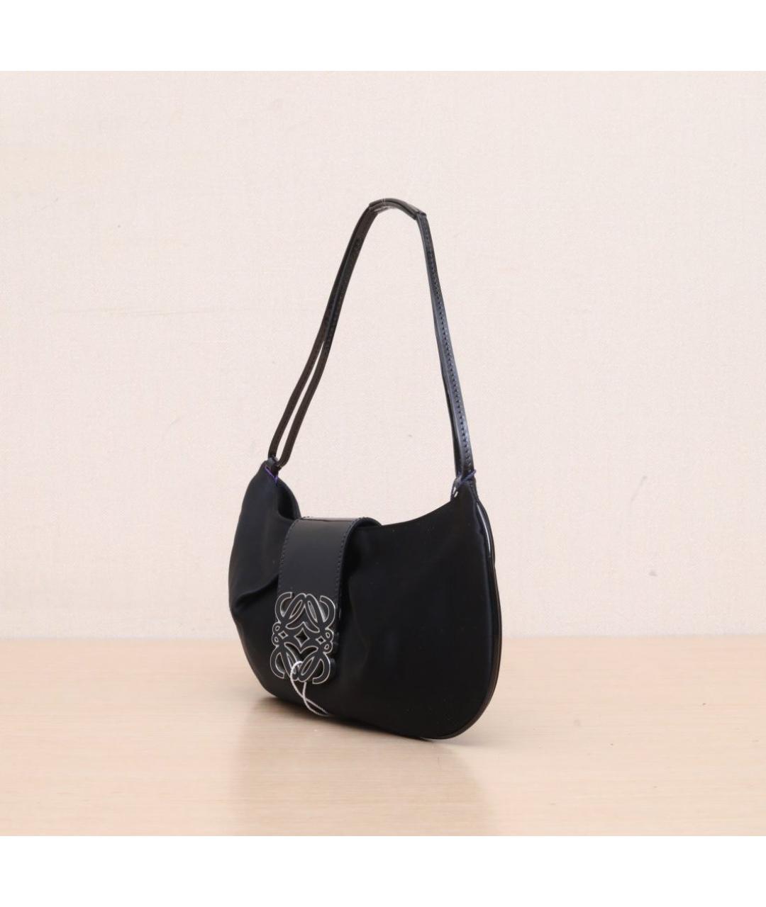 LOEWE Черная кожаная сумка через плечо, фото 4