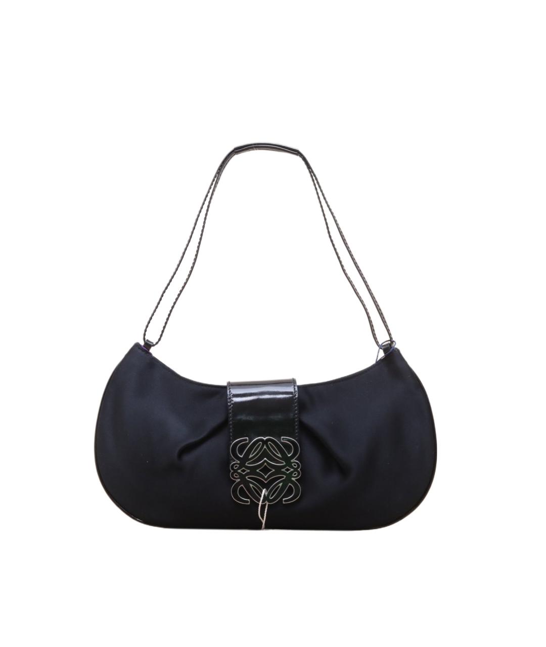 LOEWE Черная кожаная сумка через плечо, фото 1