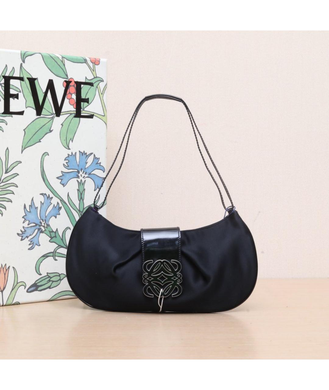 LOEWE Черная кожаная сумка через плечо, фото 2