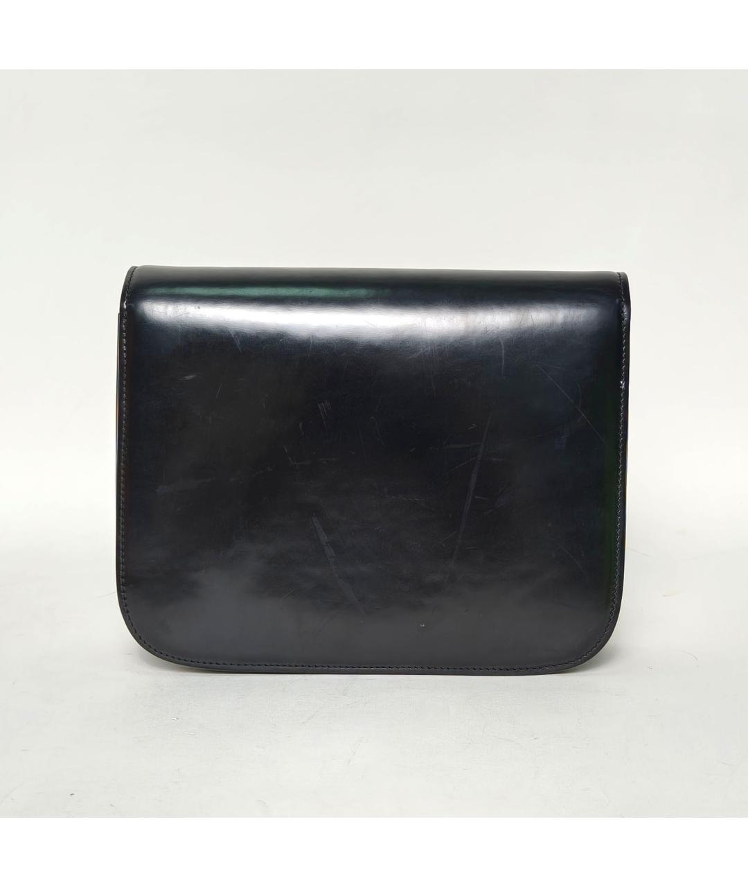 CELINE Черная кожаная сумка через плечо, фото 4