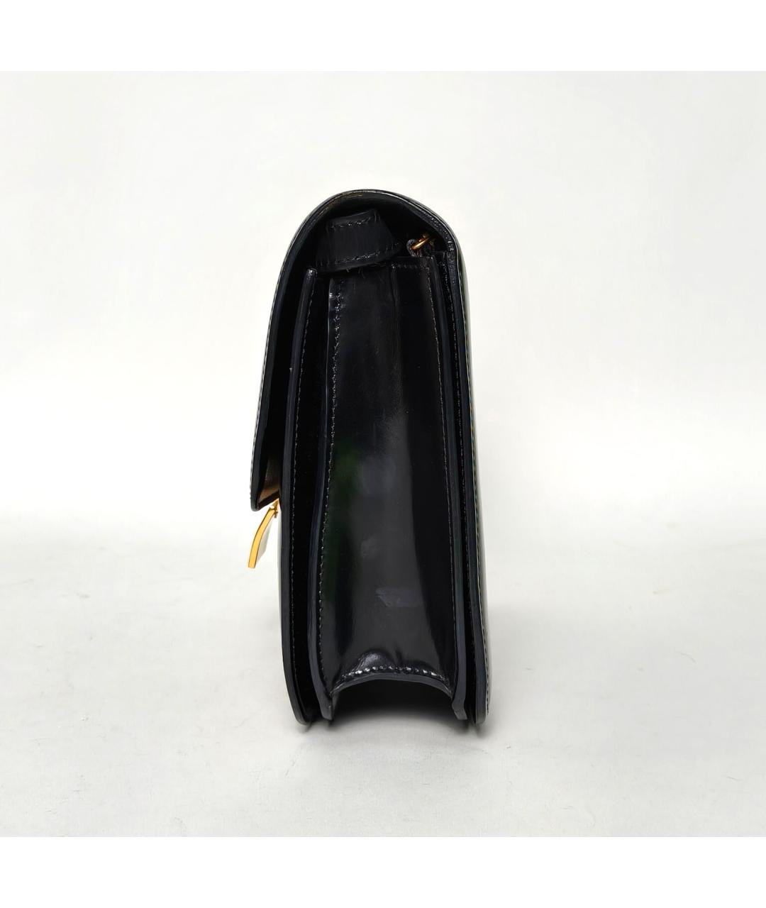 CELINE Черная кожаная сумка через плечо, фото 3