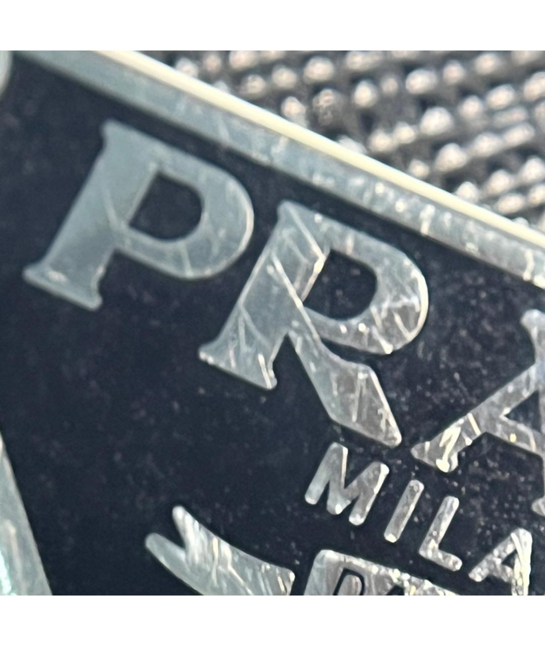 PRADA Черная кожаная булавка / брошь, фото 8