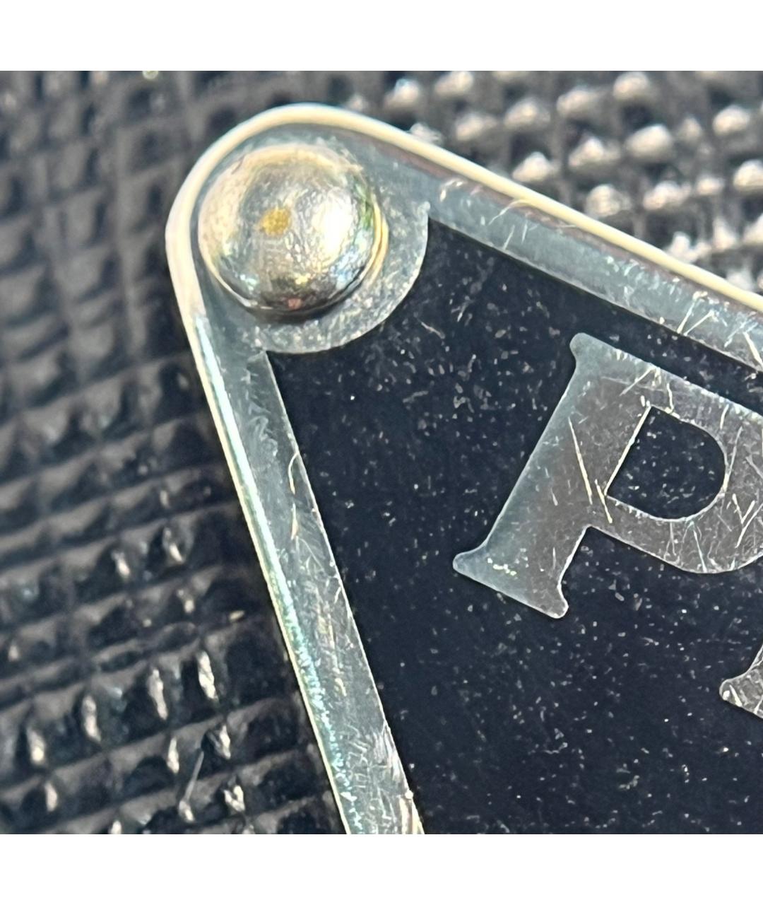 PRADA Черная кожаная булавка / брошь, фото 7