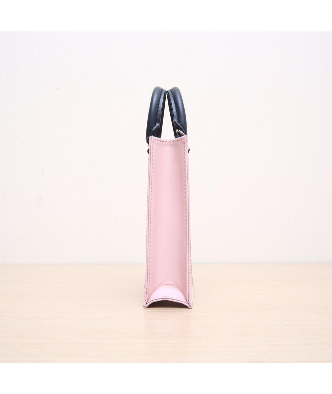 LOUIS VUITTON Розовая кожаная сумка с короткими ручками, фото 5