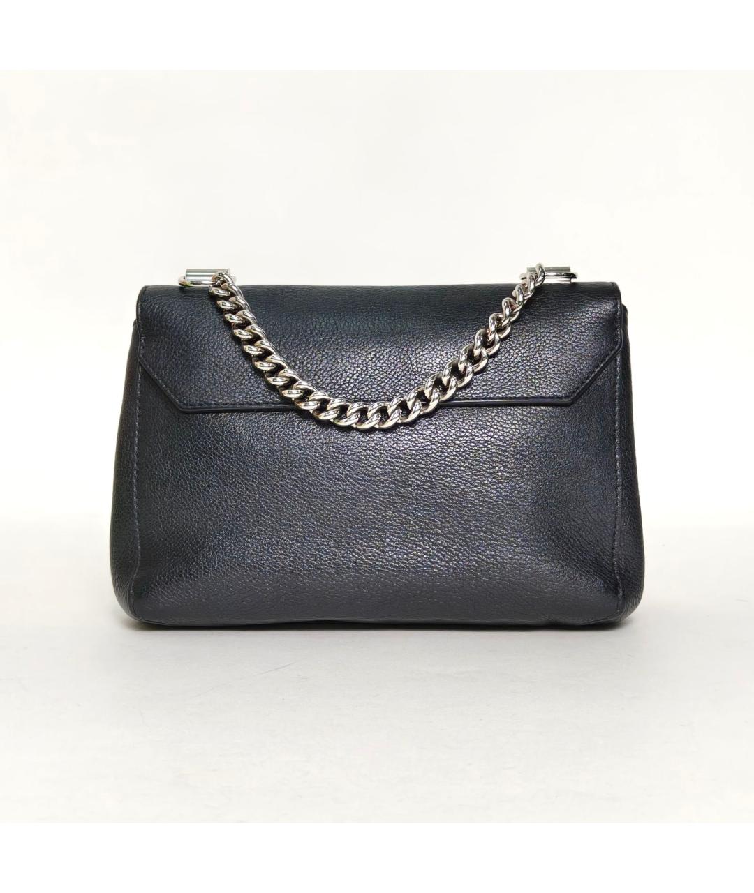 LOUIS VUITTON Черная кожаная сумка через плечо, фото 4