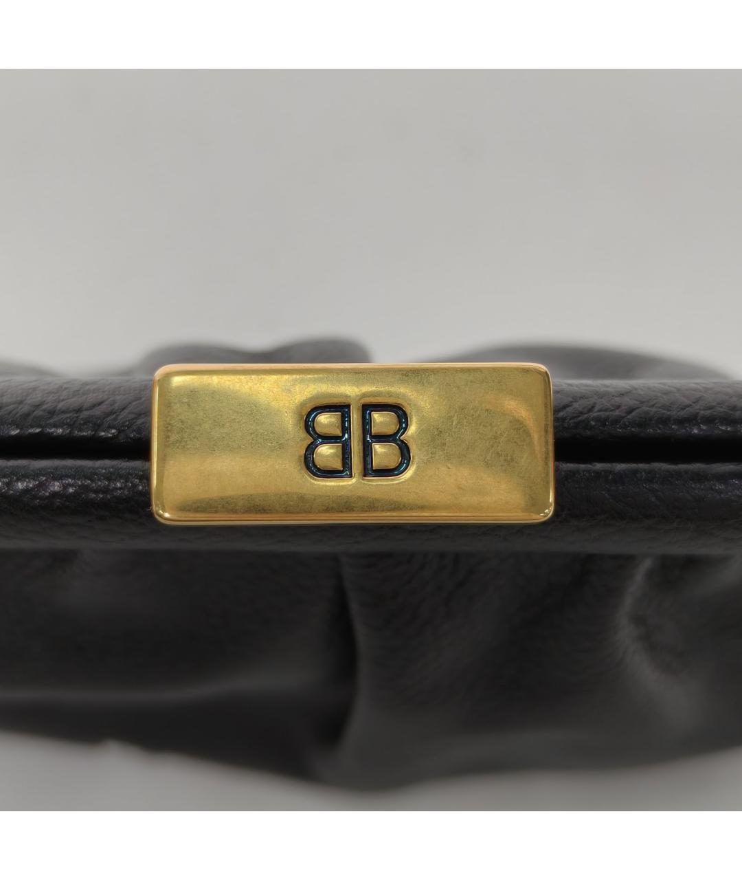 BALENCIAGA Черная кожаная сумка через плечо, фото 7