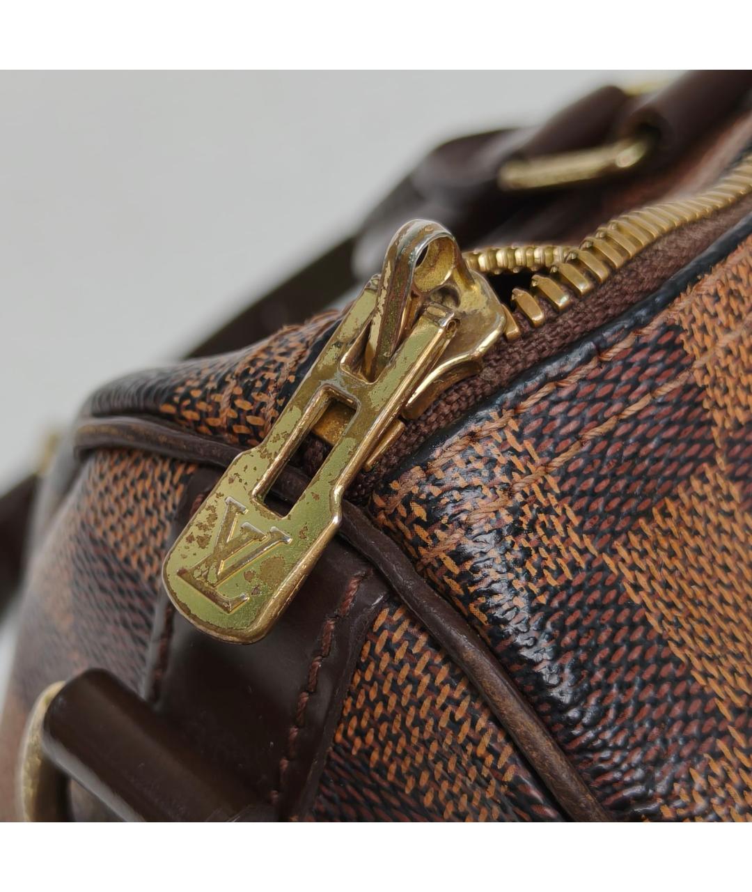 LOUIS VUITTON Коричневая сумка с короткими ручками, фото 8