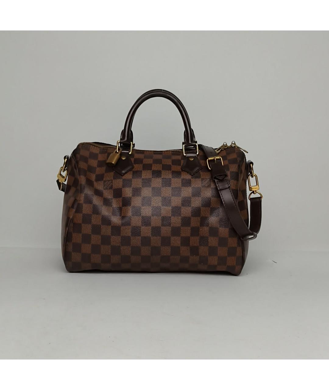 LOUIS VUITTON Коричневая сумка с короткими ручками, фото 4