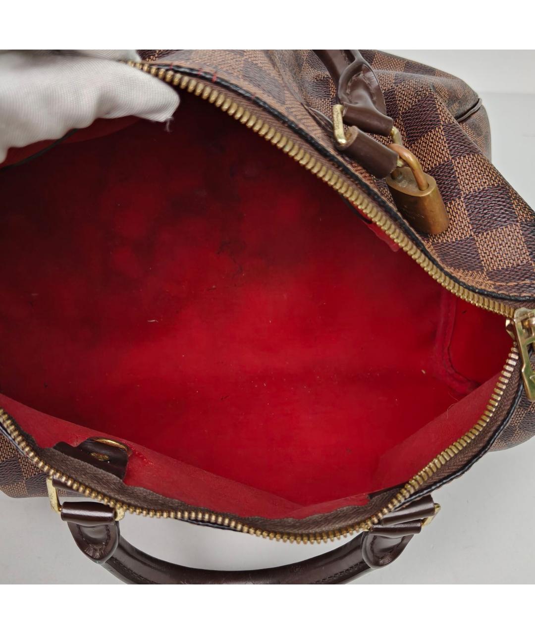 LOUIS VUITTON Коричневая сумка с короткими ручками, фото 9