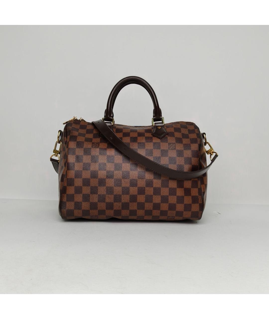 LOUIS VUITTON Коричневая сумка с короткими ручками, фото 2