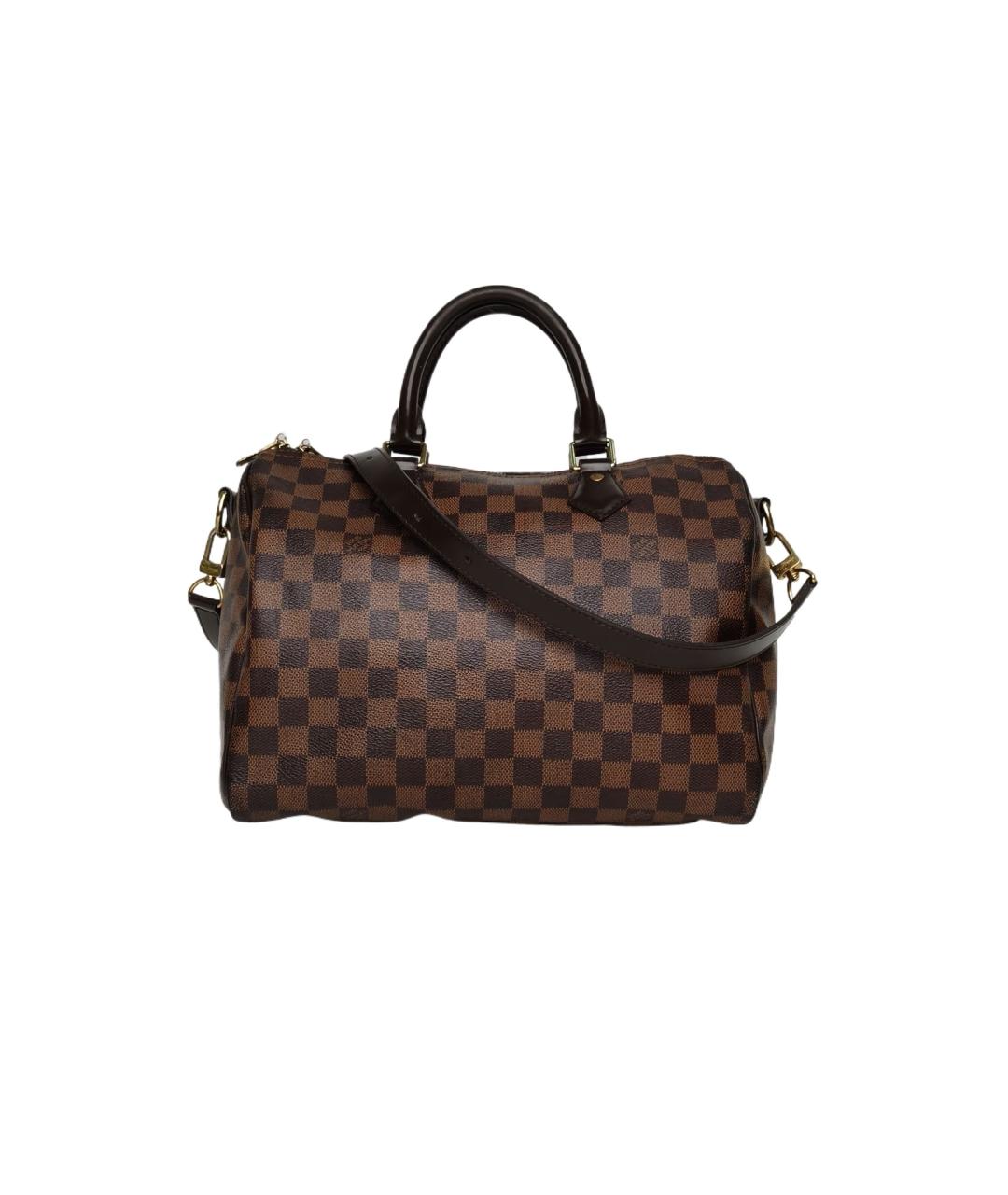 LOUIS VUITTON Коричневая сумка с короткими ручками, фото 10