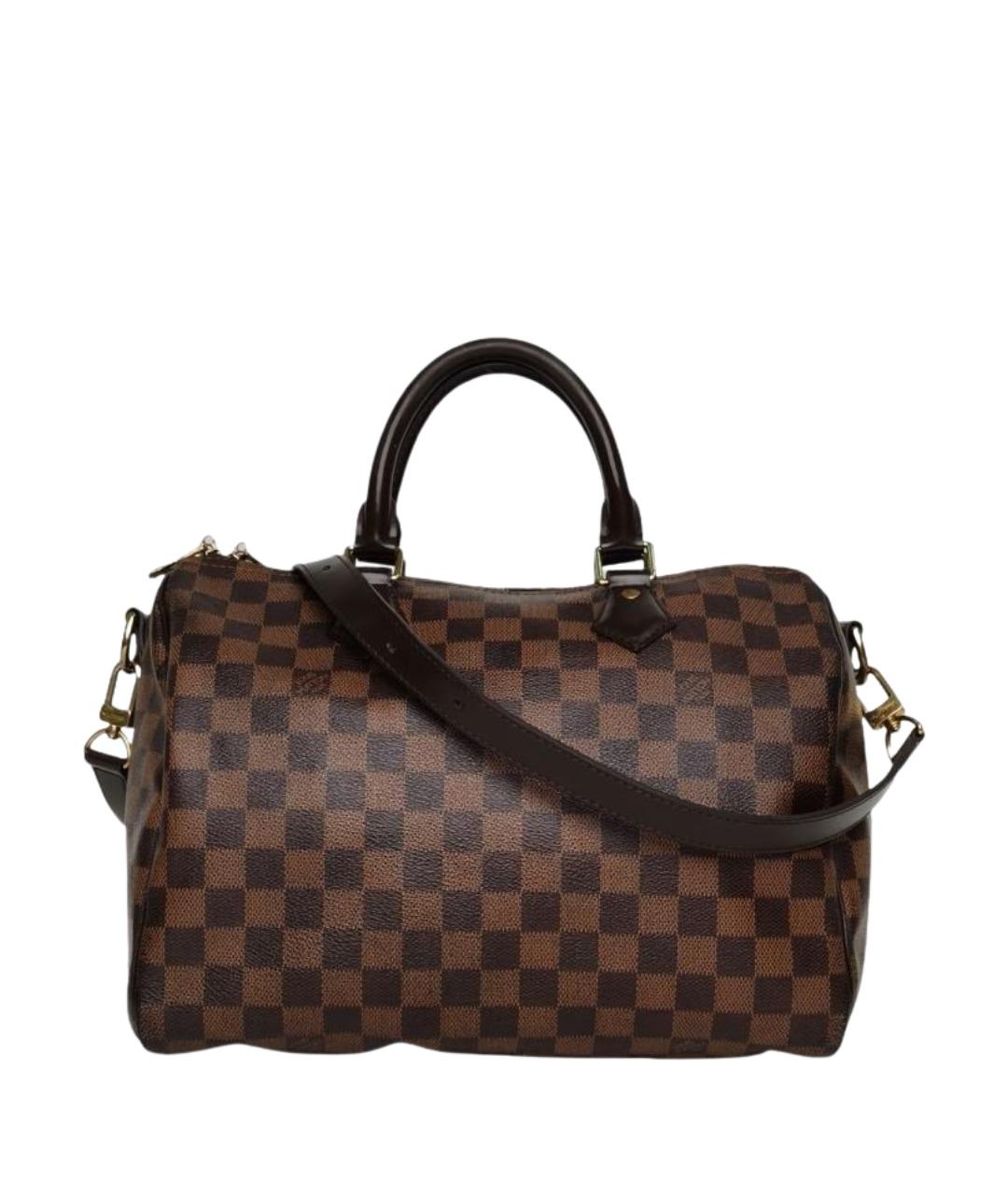 LOUIS VUITTON Коричневая сумка с короткими ручками, фото 1