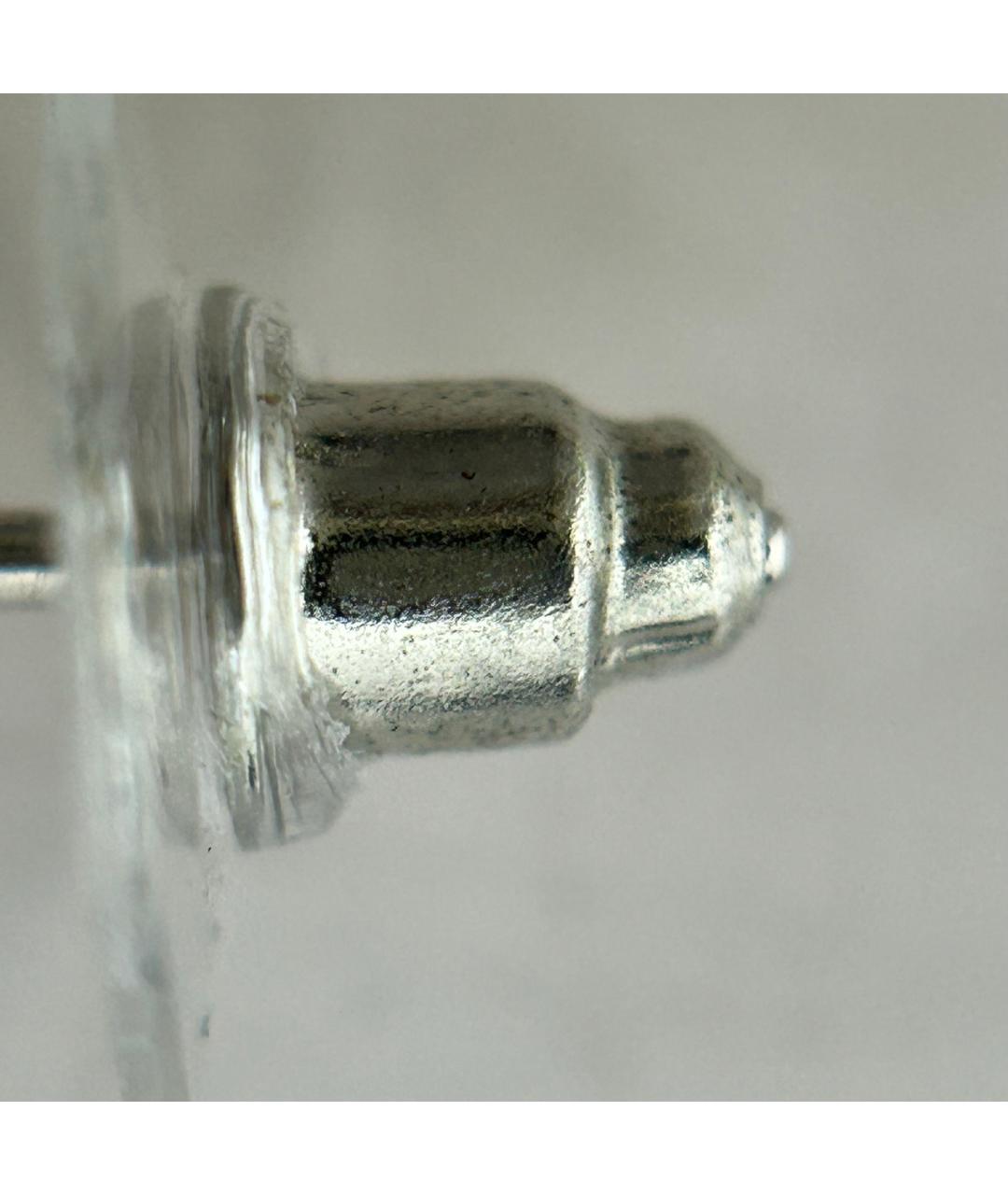 CHANEL Серебряные металлические серьги, фото 9