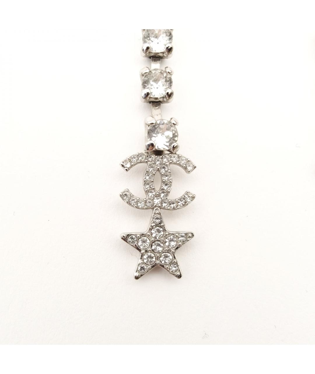 CHANEL Серебряные металлические серьги, фото 6