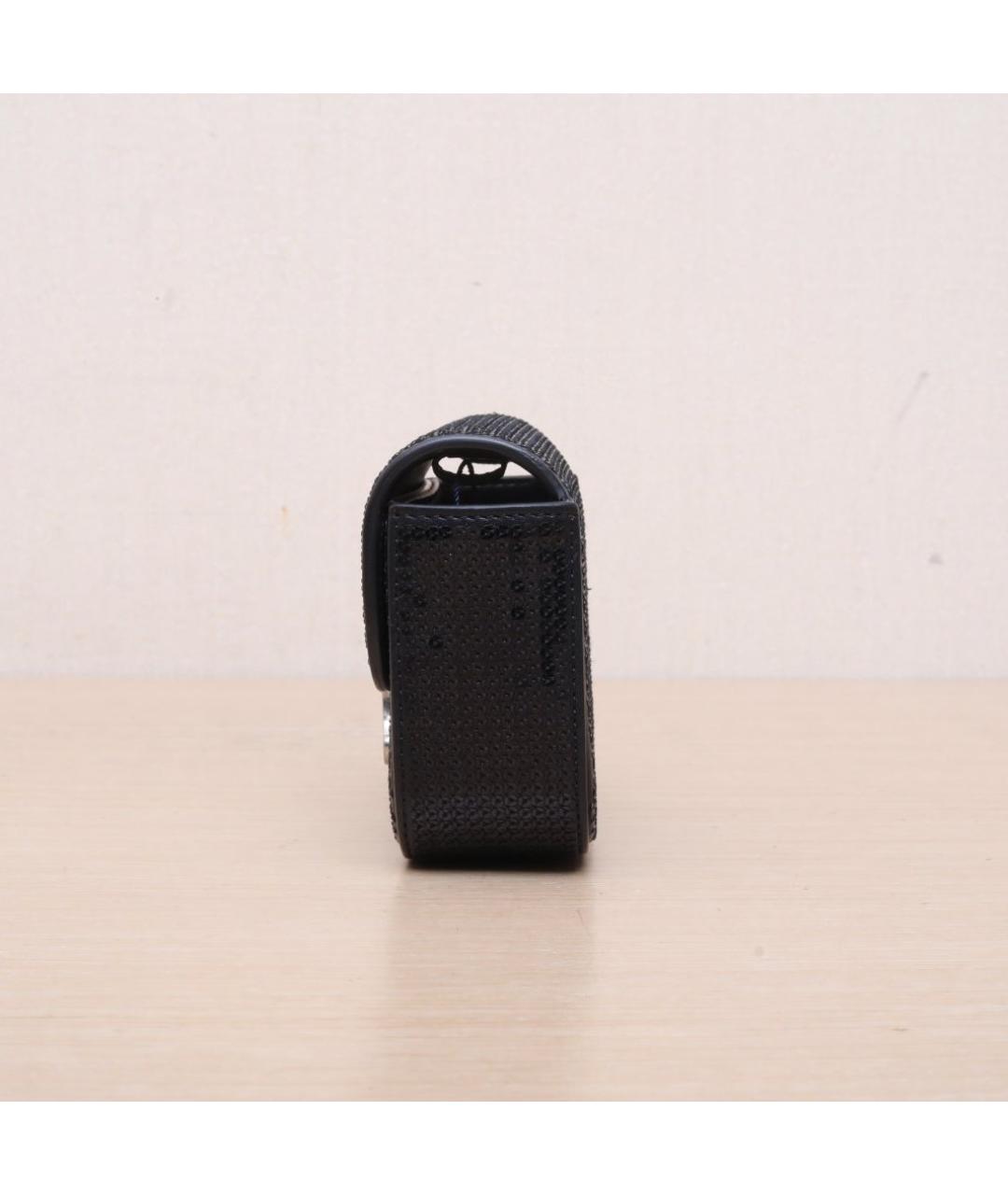 CELINE Черная кожаная сумка через плечо, фото 5