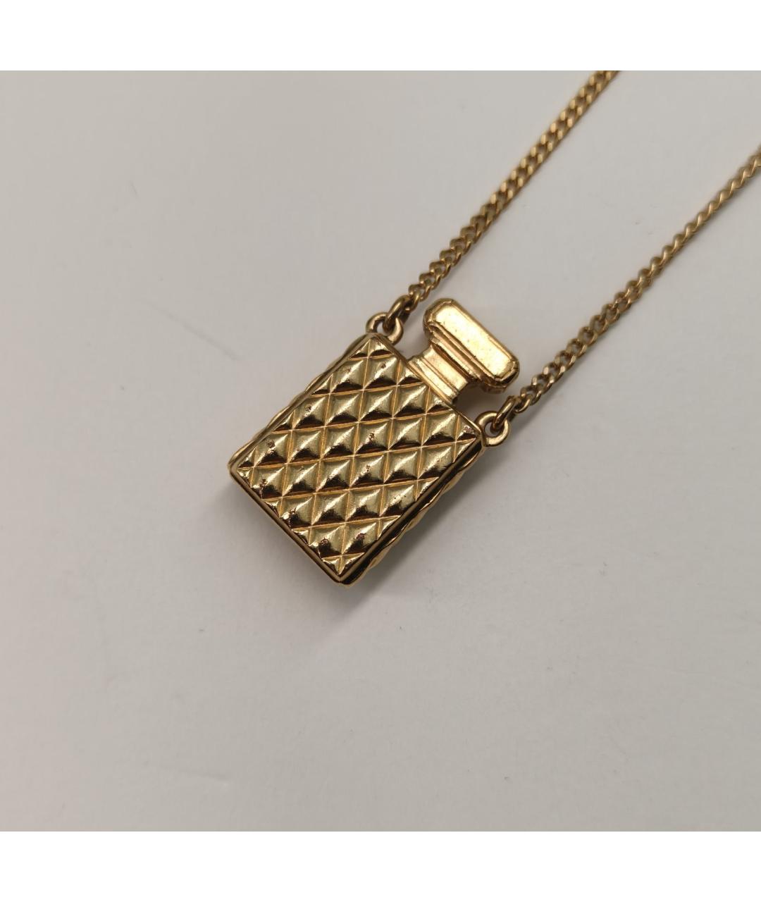 CHANEL Золотое металлическое колье, фото 5