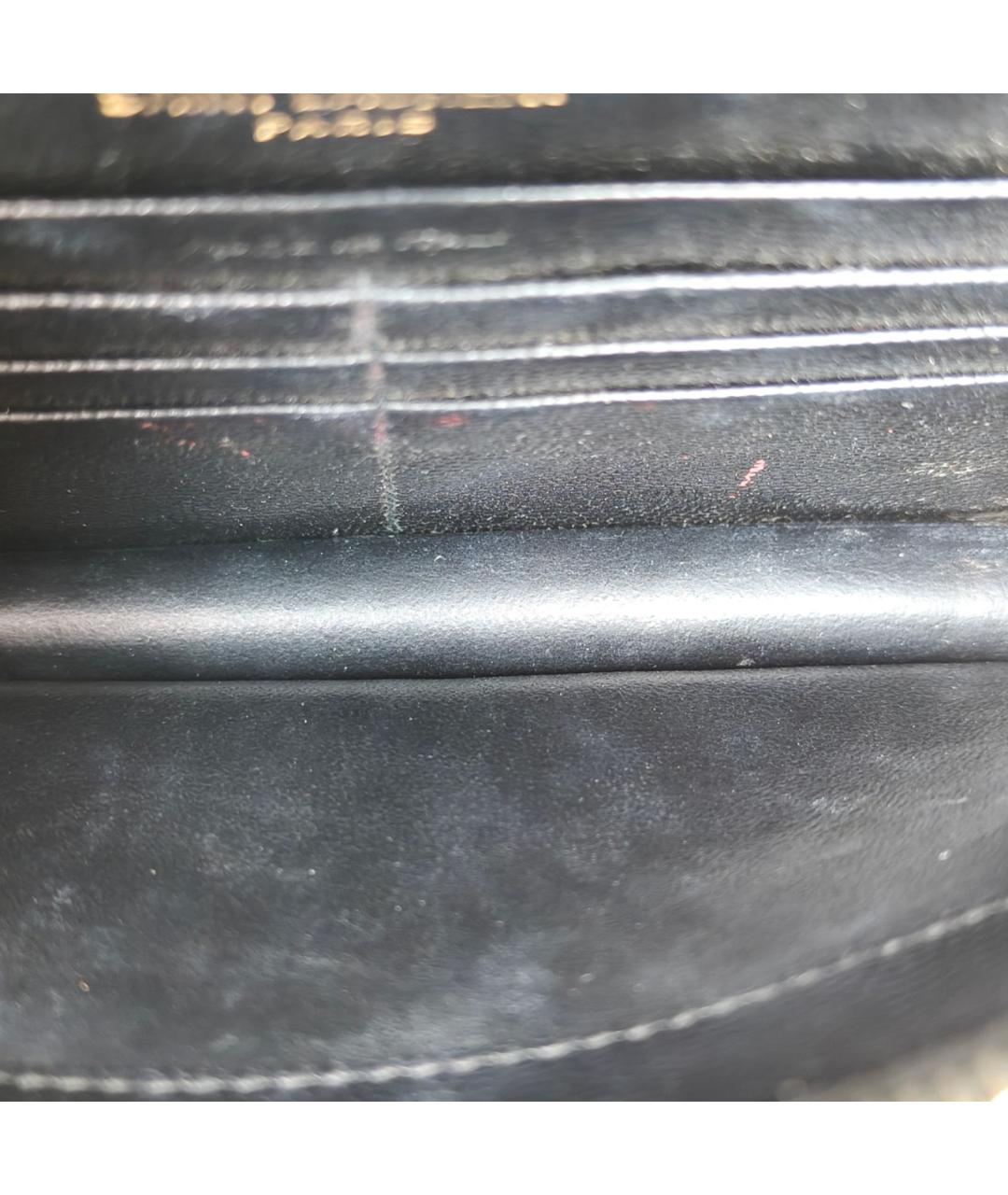 SAINT LAURENT Черная кожаная сумка через плечо, фото 8