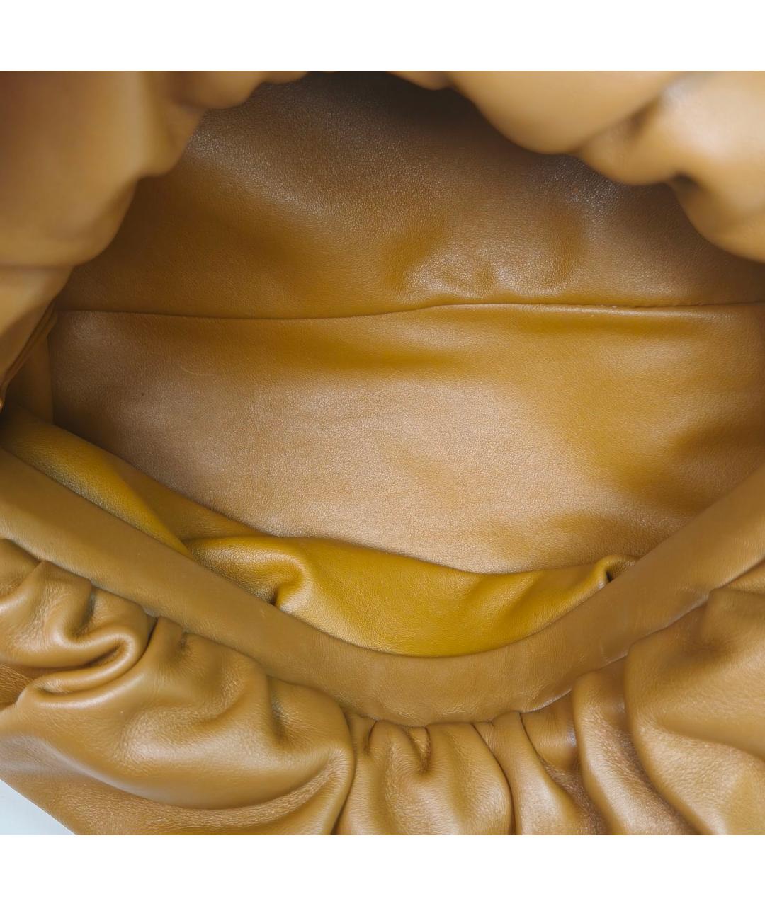 BOTTEGA VENETA Коричневая кожаная сумка через плечо, фото 8