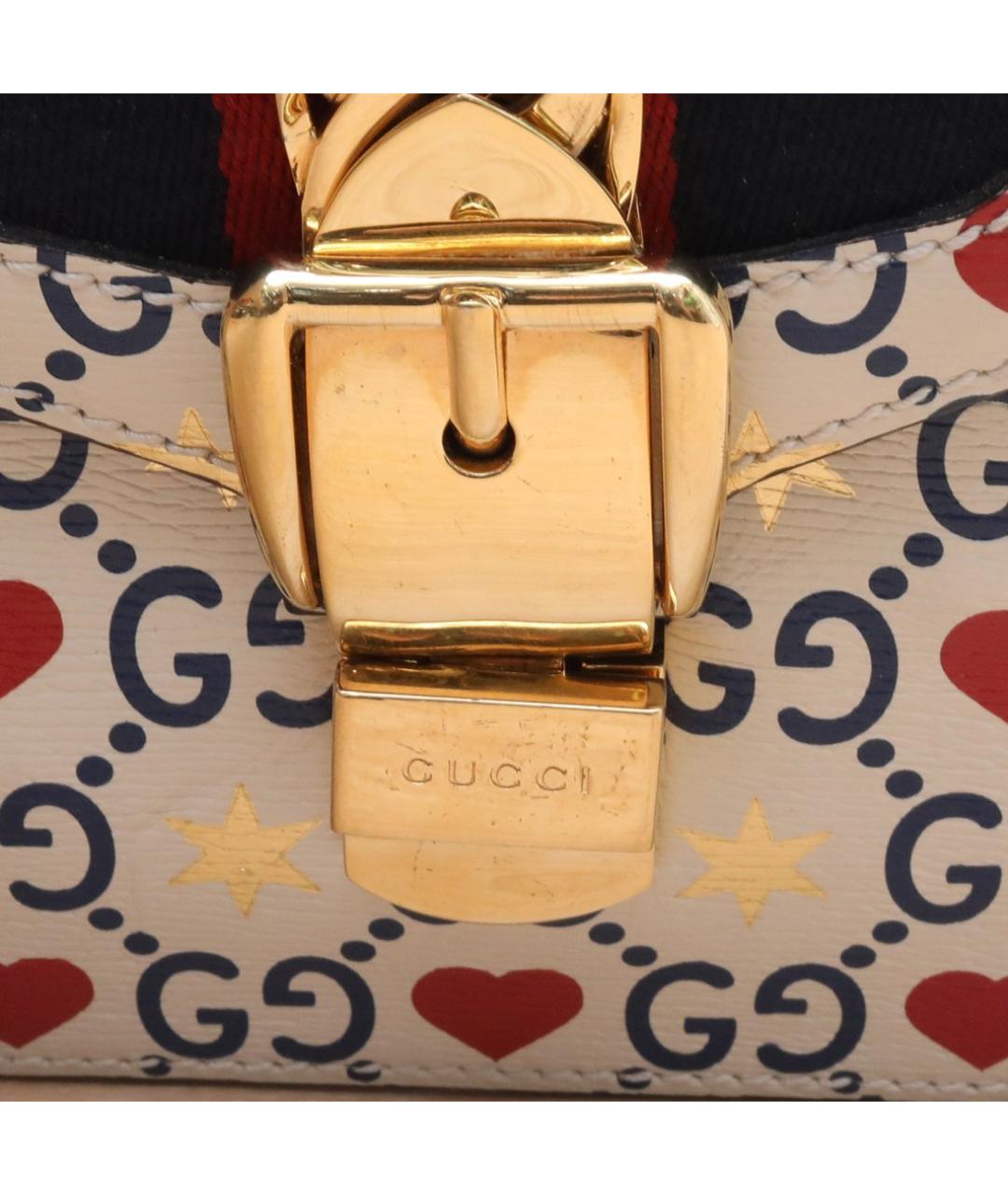 GUCCI Кожаная сумка через плечо, фото 8