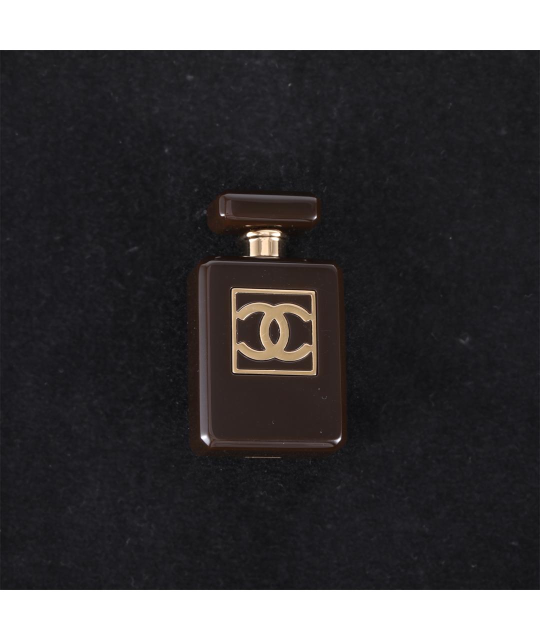 CHANEL Черная пластиковая булавка / брошь, фото 6